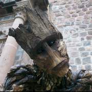 artists of cusco: Sculpture of Groot spotted in Cusco
